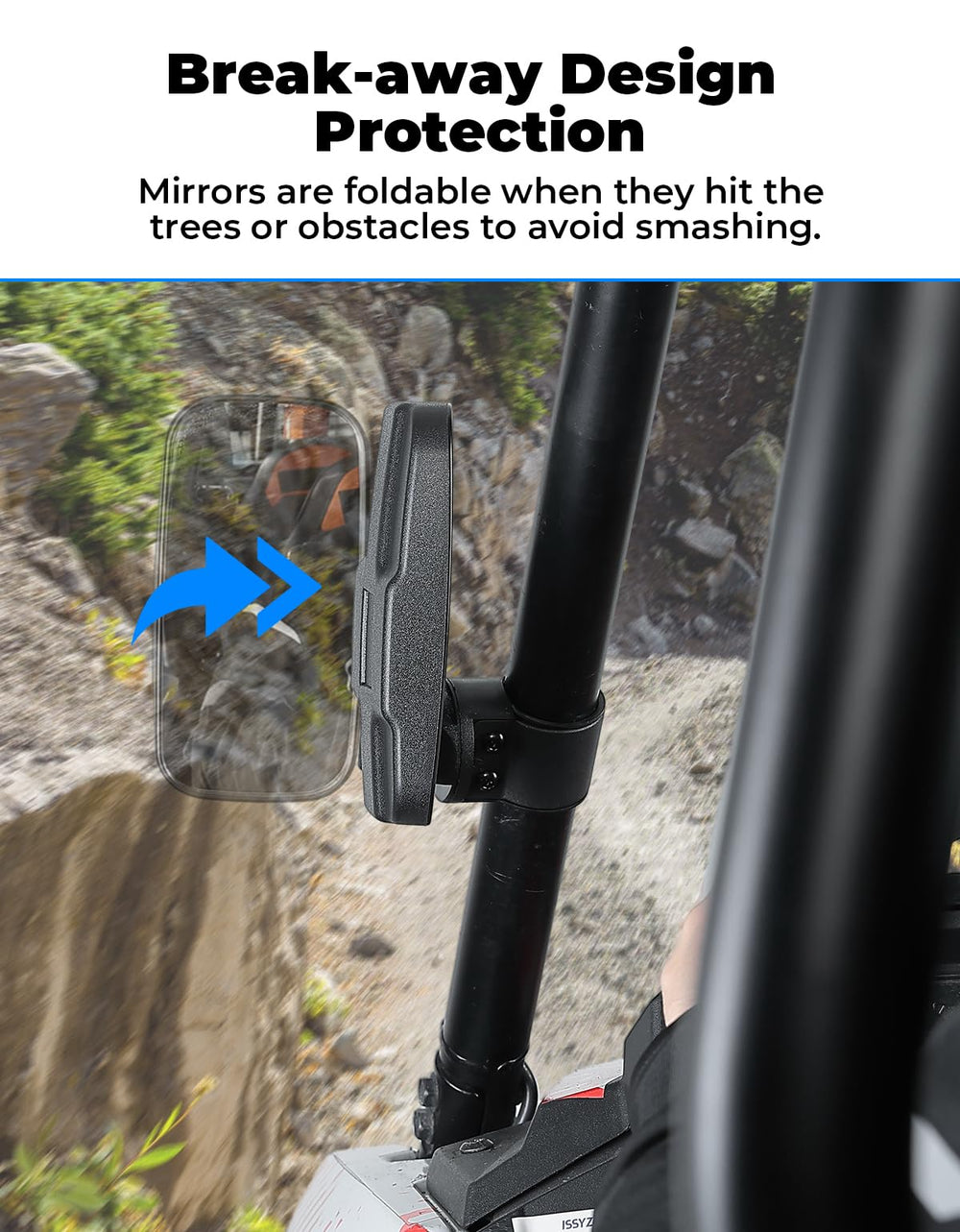 KEMIMOTO convex mirror glass reflecting wide field of view for safety