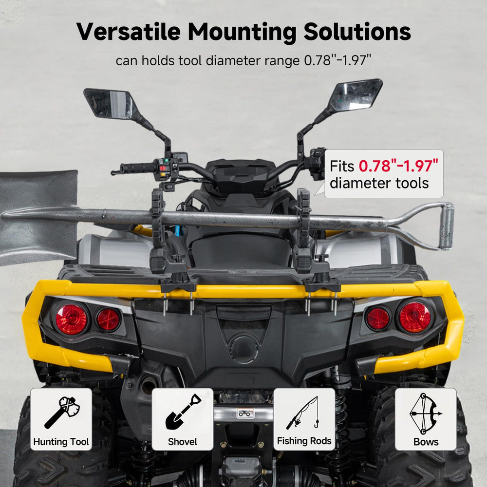 KEMIMOTO mounted on snowmobile showing rugged secure fit