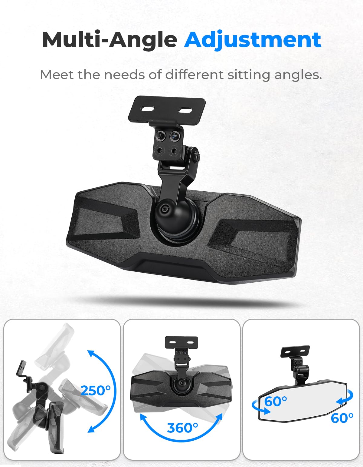 KEMIMOTO mounting bracket detail showing sturdy, anti-vibration design
