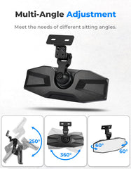 KEMIMOTO mounting bracket detail showing sturdy, anti-vibration design