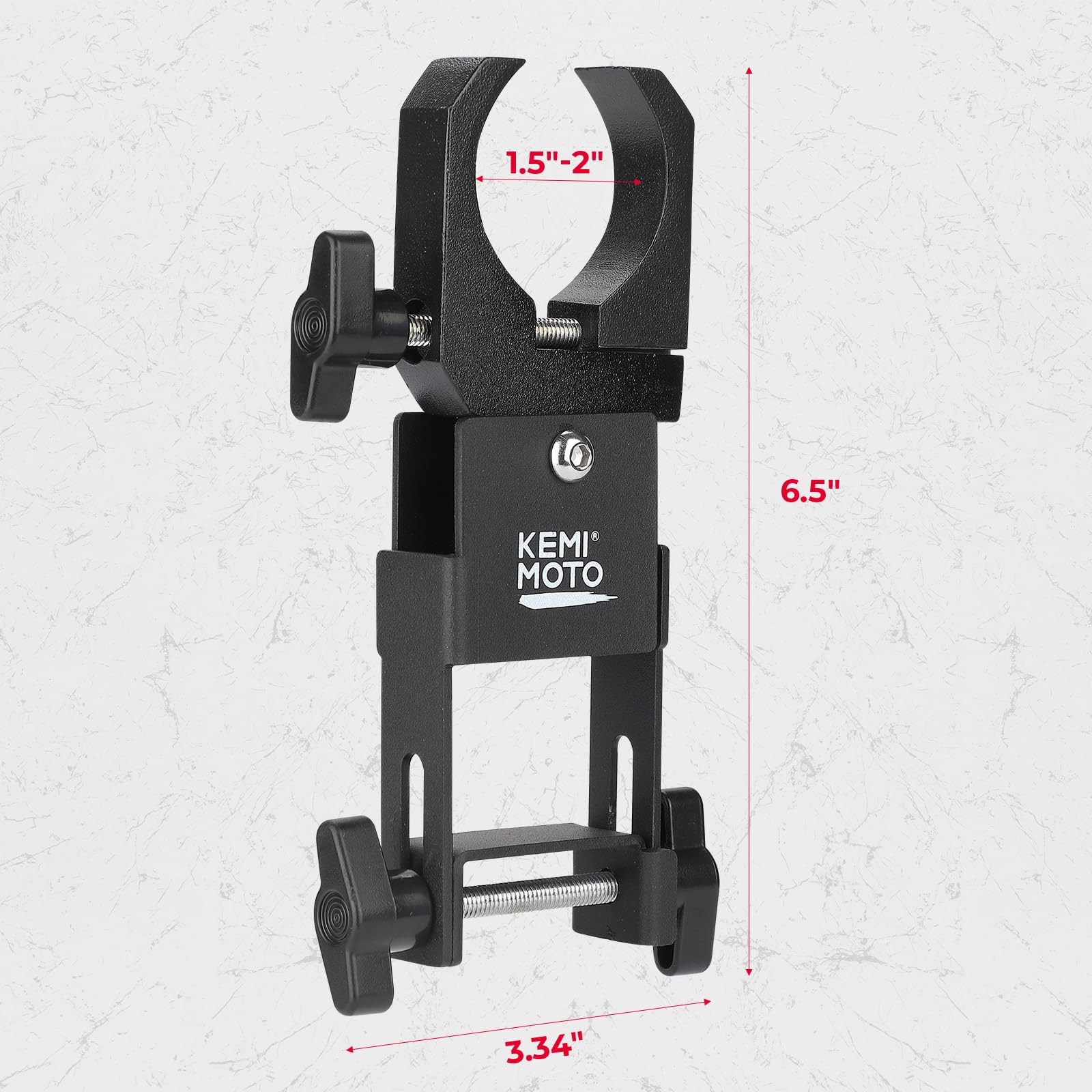 KEMIMOTO belt holder mounted on trail-ready UTV showing rugged outdoor use benefit