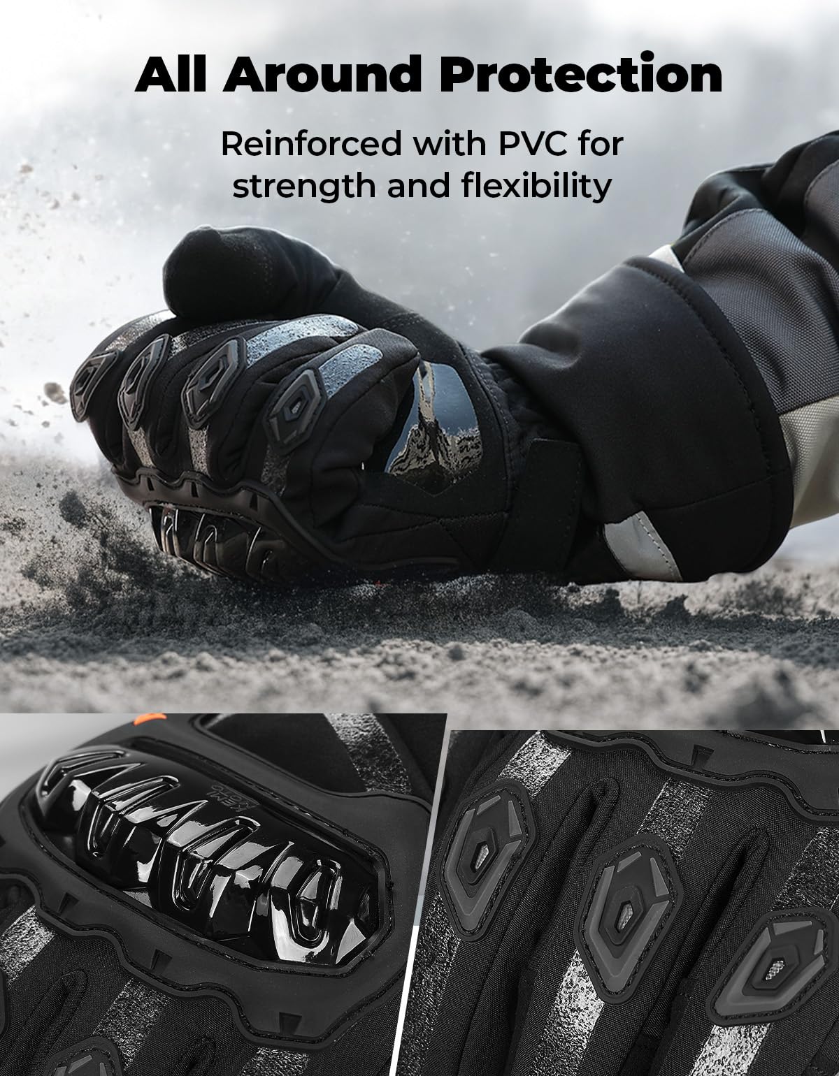 KEMIMOTO abrasion-resistant palm texture offering secure grip
