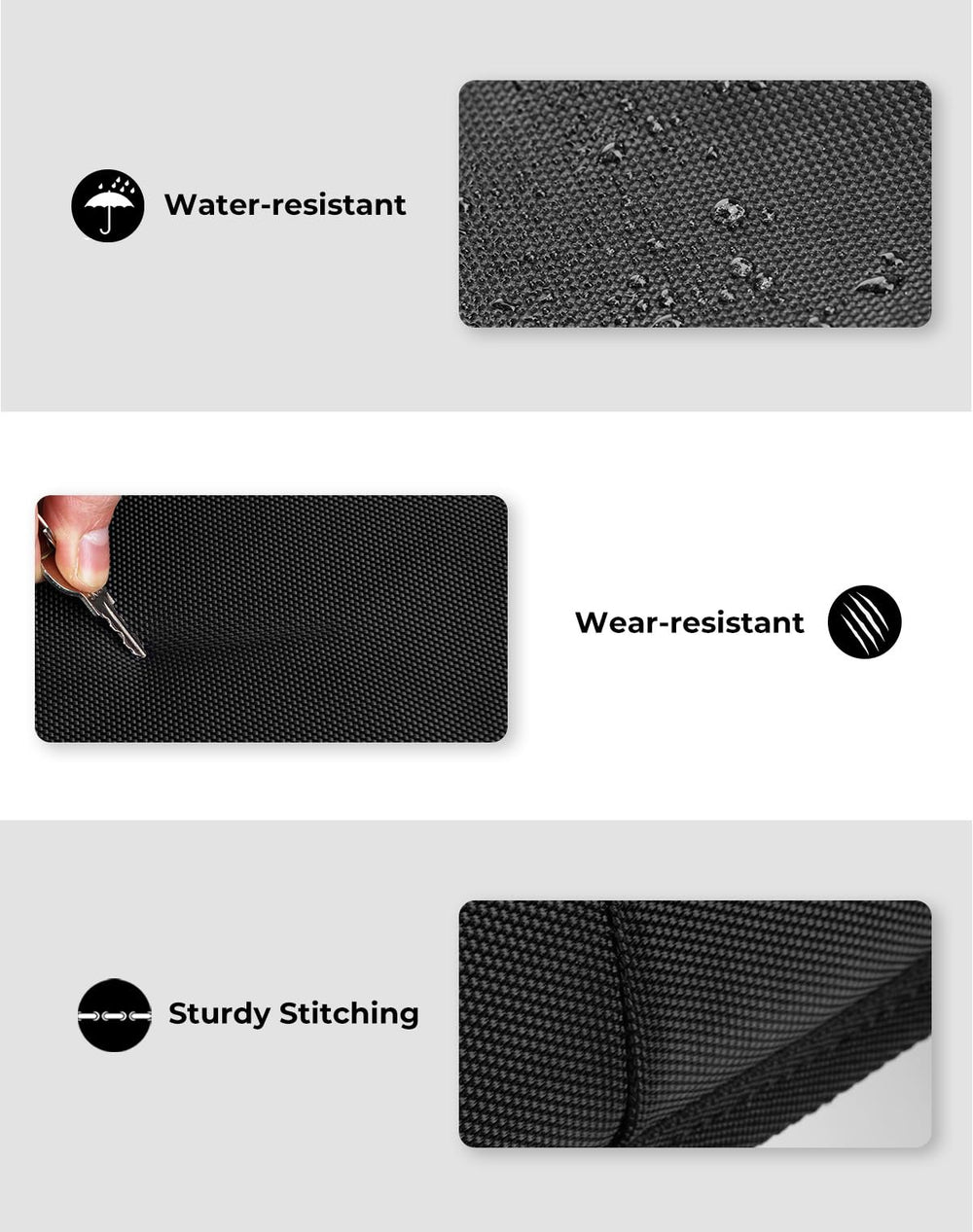 KEMIMOTO reflective strips detail improving visibility for safety