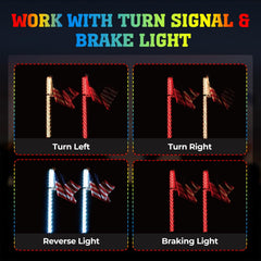 KEMIMOTO RF remote and smartphone app controls demonstrating easy mode selection