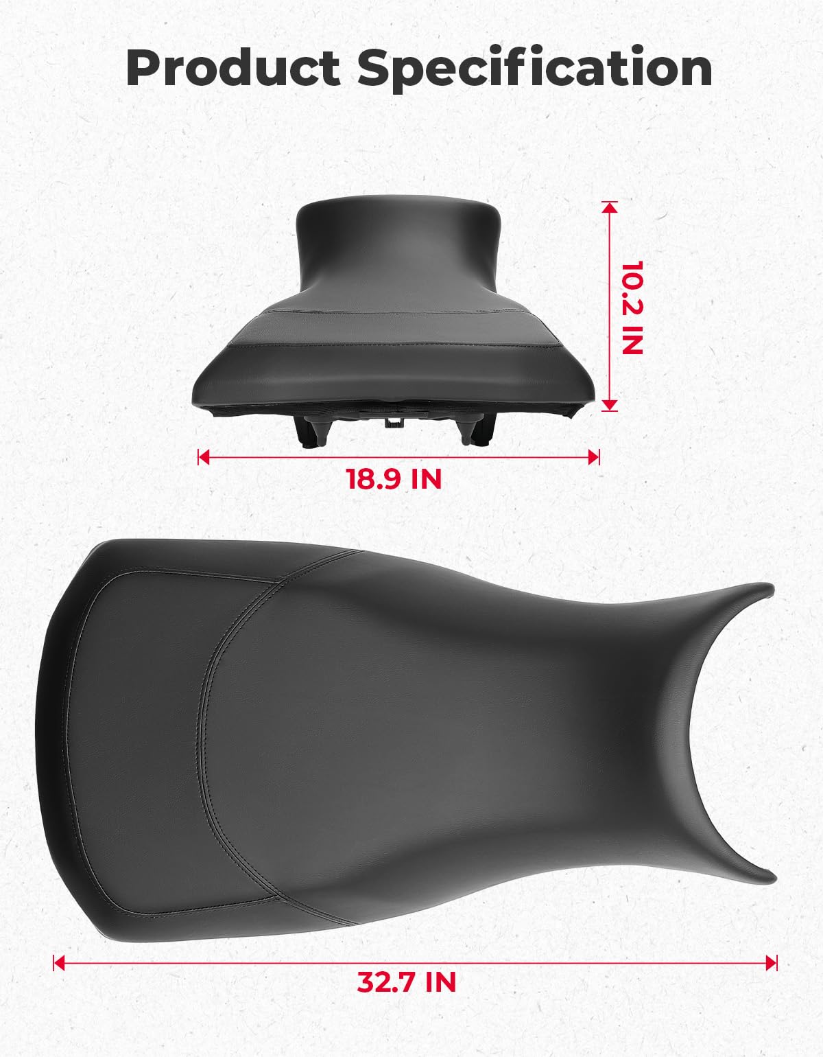 KEMIMOTO seat installed on Can-Am Outlander demonstrating direct-fit compatibility