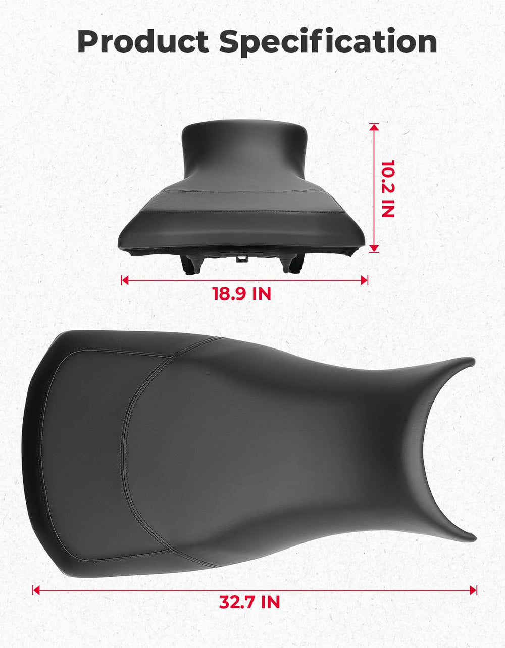 KEMIMOTO seat installed on Can-Am Outlander demonstrating direct-fit compatibility