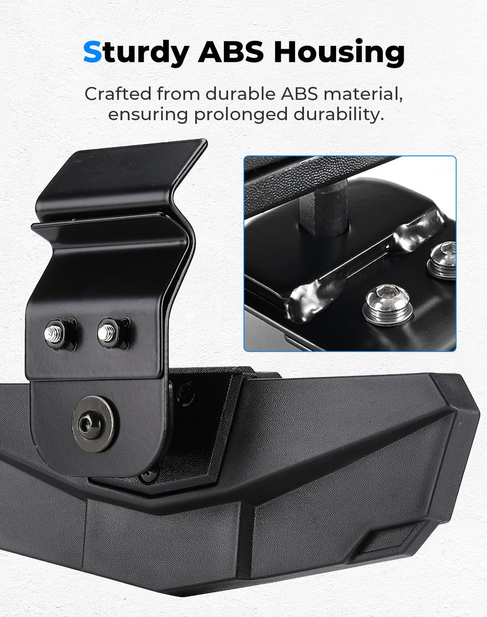 KEMIMOTO side profile housing demonstrating vibration-resistant stability