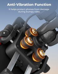 KEMIMOTO side profile with rotated phone showing 360-degree adjustability