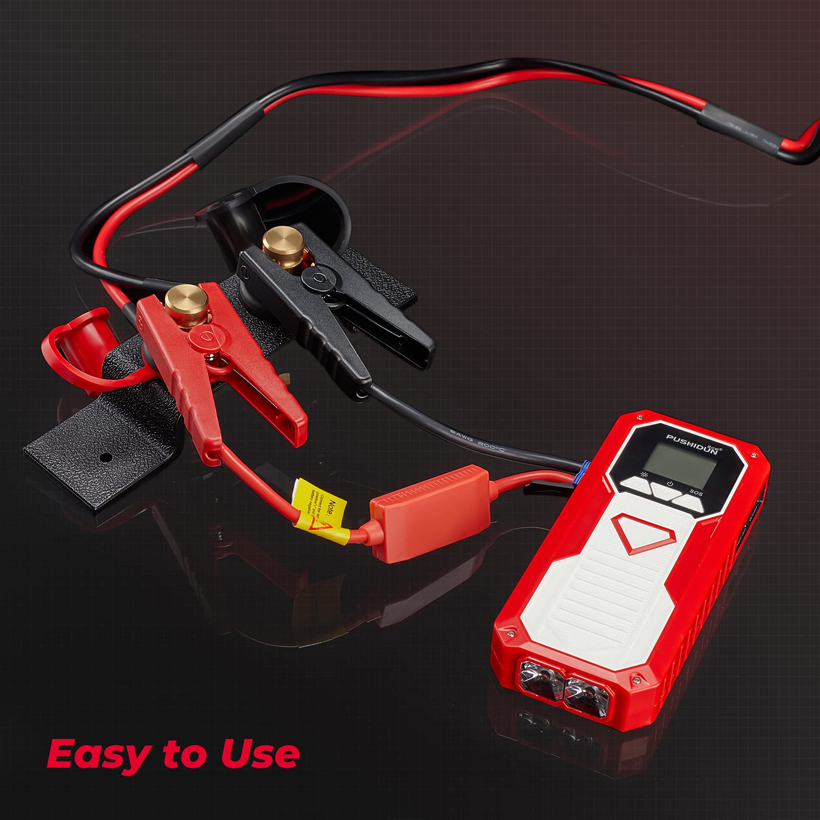 KEMIMOTO size comparison with ruler showing compact mount and cable length