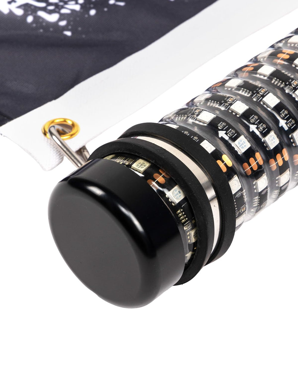 KEMIMOTO size comparison with hand showing 2ft scale and portable, easy-install benefit