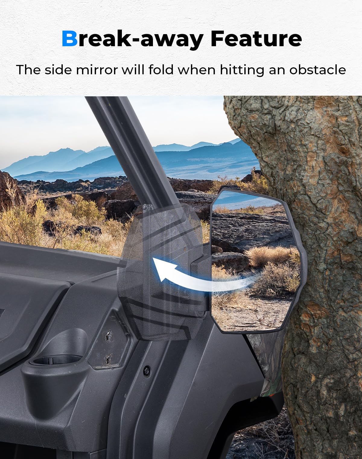 KEMIMOTO telescopic extension detail demonstrating adjustable 2.4–4.3 inch range