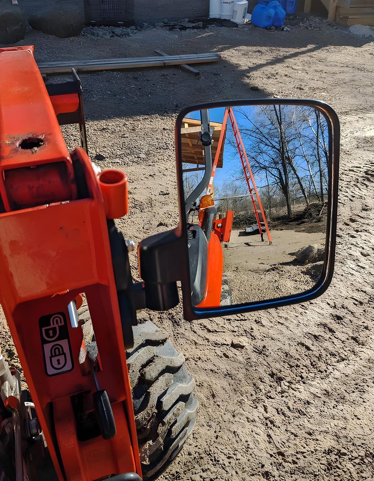 KEMIMOTO on a worksite vehicle in action showing rugged weather resistance