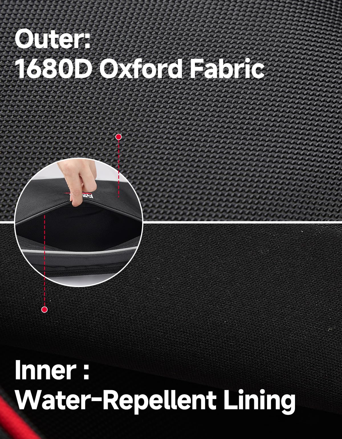 KEMIMOTO bag installed driver side for easy access