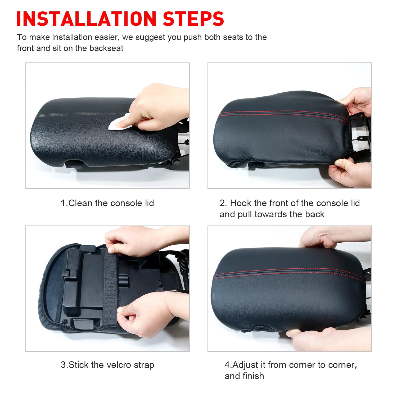 KENTUTO cover texture shot showing waterproof, soft-to-touch microfiber leather