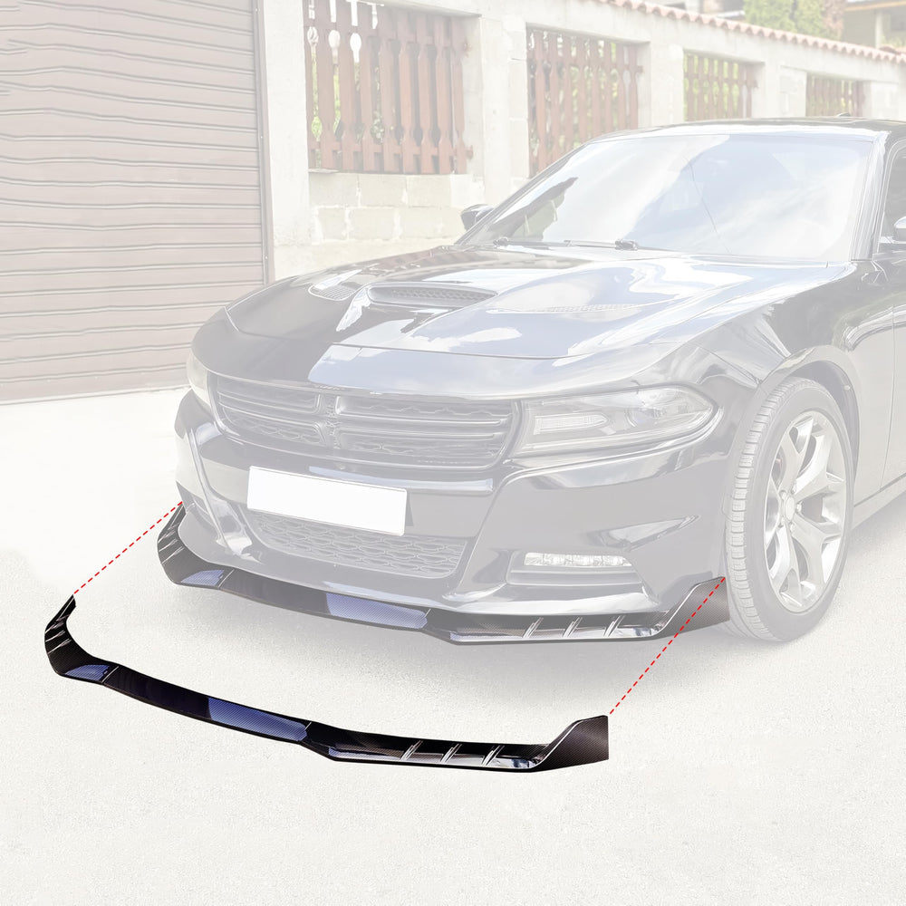 KETAI front lip on Charger in motion lifestyle shot showing sporty presence