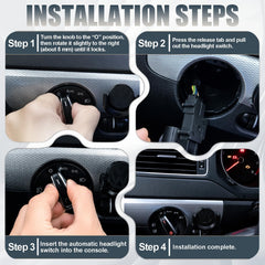 Ketofa replacement switch rear connector view confirming plug-and-play fit