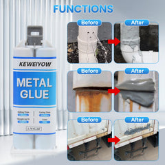 KEWEIYOW mixed epoxy texture close-up demonstrating smooth spreadability