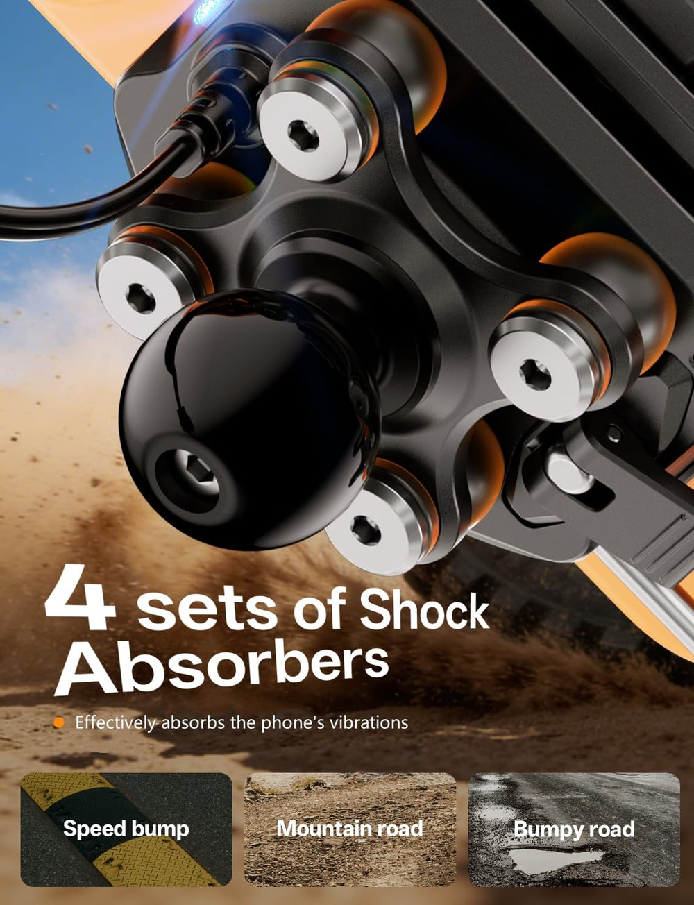 Kewig close-up of wireless charging pad showing Qi 15W contact benefit
