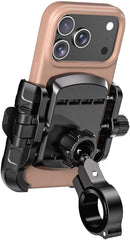 kewig front view on handlebar showing secure mount and stability