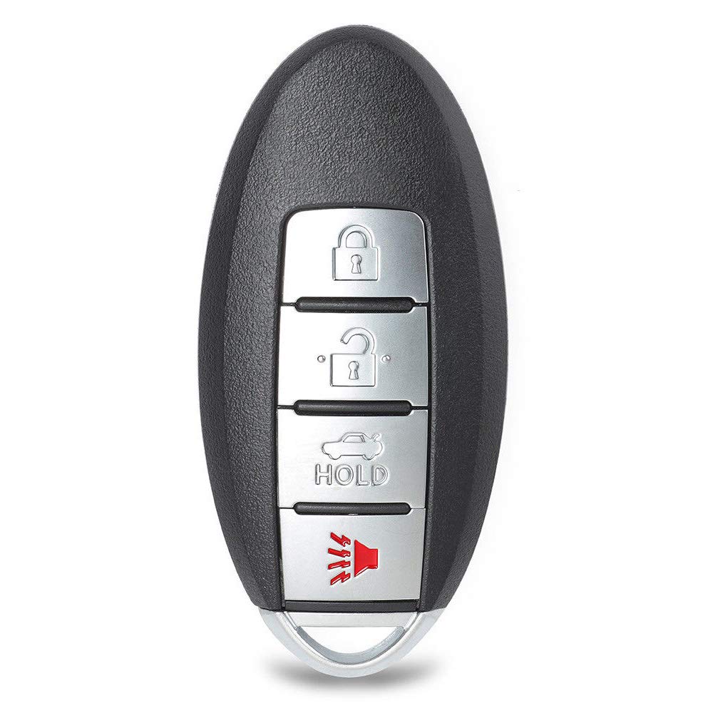 Keyecu front view of smart proximity fob showing buttons and shell, ensuring proper replacement
