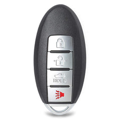 Keyecu front view of smart proximity fob showing buttons and shell, ensuring proper replacement
