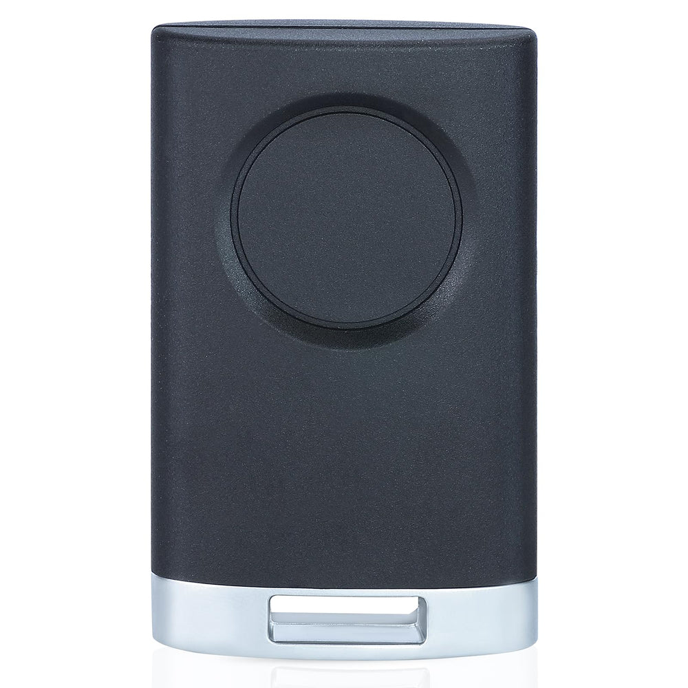Keyecu fob held in hand to show scale and ergonomic shape for comfortable carry