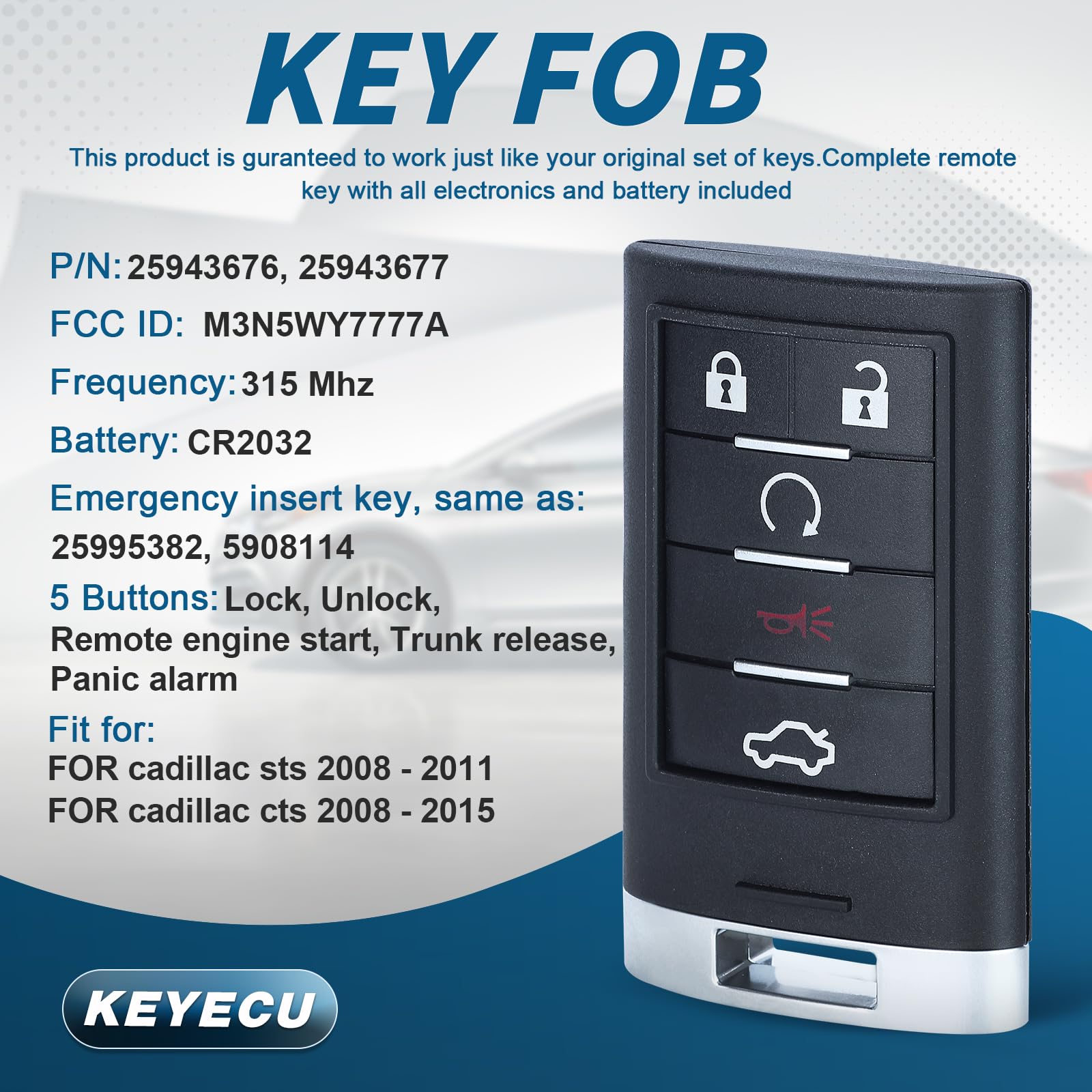 Keyecu close-up of metal key blank with precise cut-ready profile for locksmith