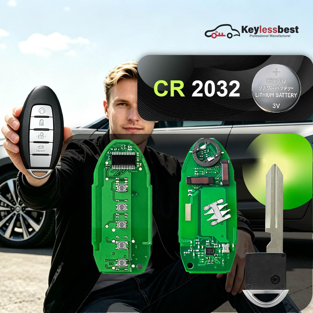 Keylessbest next to a coin size comparison demonstrating compact, pocketable design