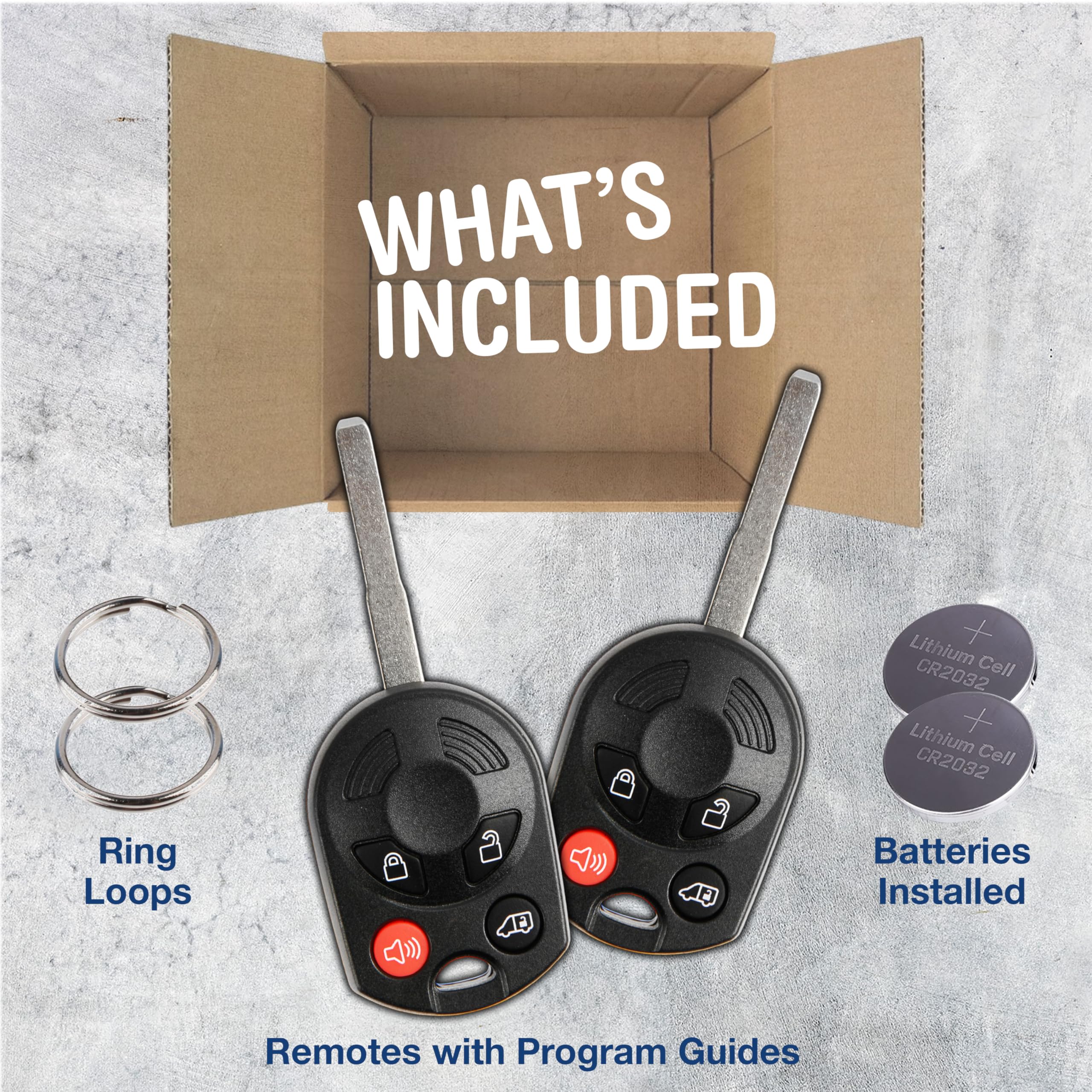KeylessOption back with battery compartment open showing installed battery benefit
