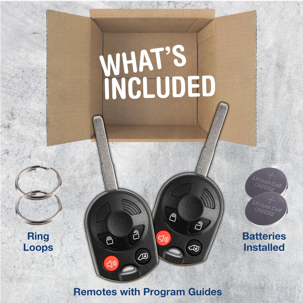 KeylessOption back with battery compartment open showing installed battery benefit