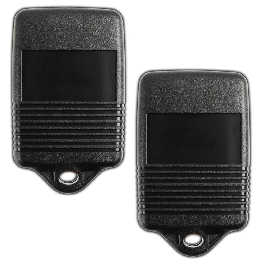 KeylessOption rear case detail of remote showing snap fit and model markings, durable replacement benefit