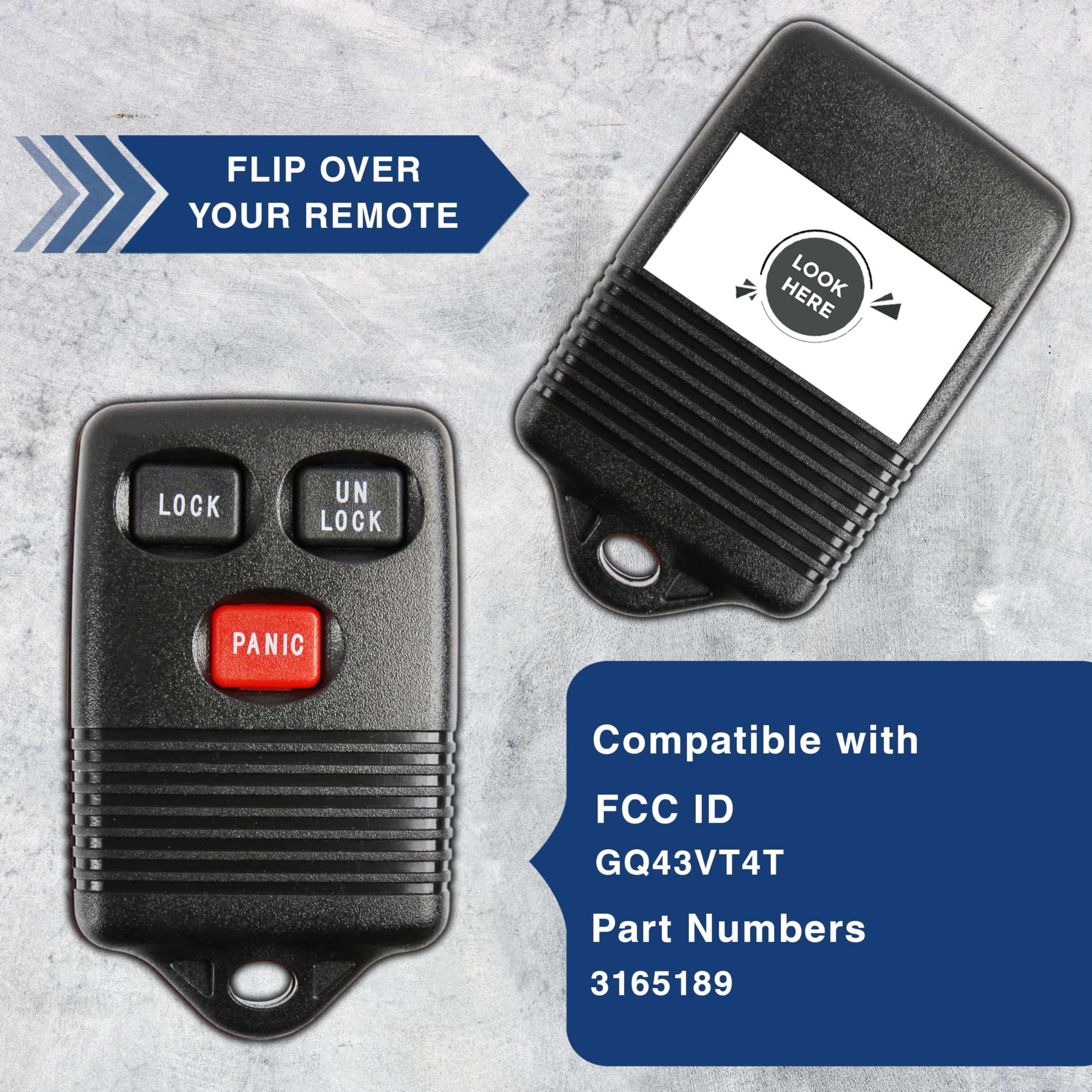 KeylessOption key fob on key ring showing compact size and convenience benefit