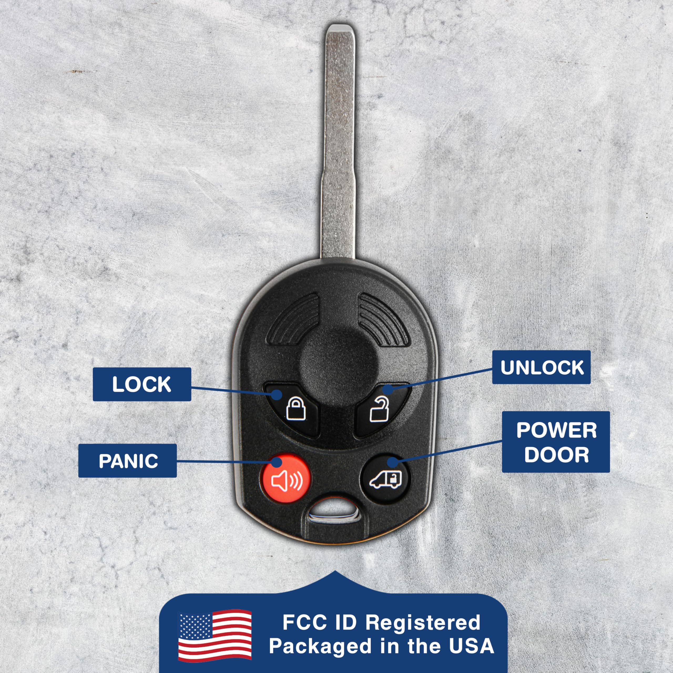 KeylessOption label detail with OUCD6000022 marking for precise compatibility