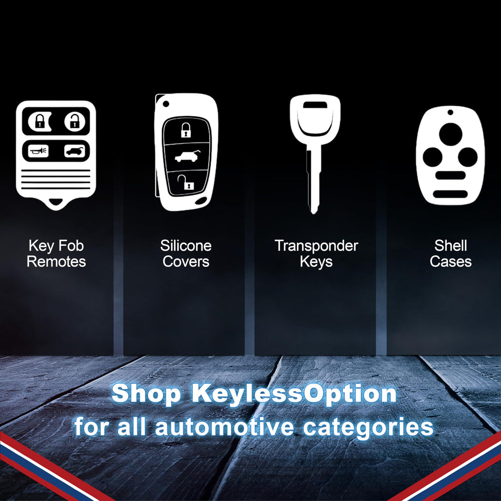 KeylessOption boxed package with programming guide included for quick setup