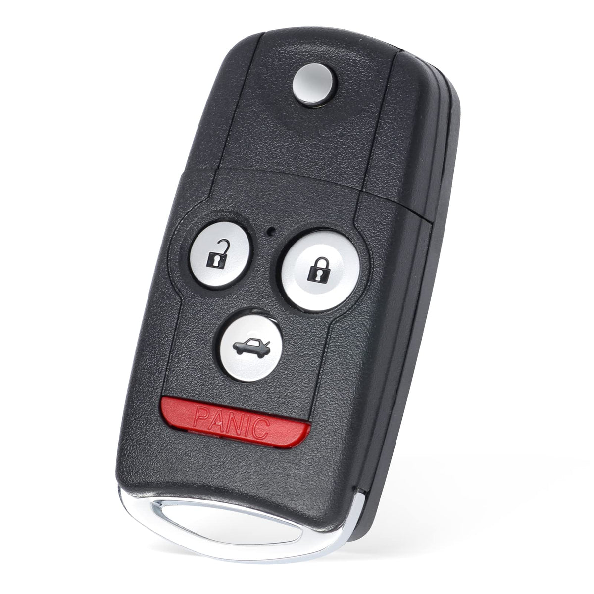 Keymall front view of Acura fob showing buttons and finish, easy replacement