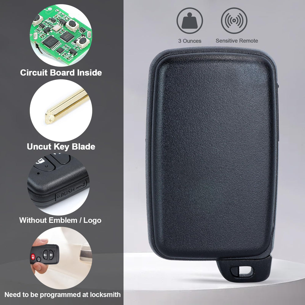 Keymall remote held in hand to show scale and easy one-handed operation for daily convenience