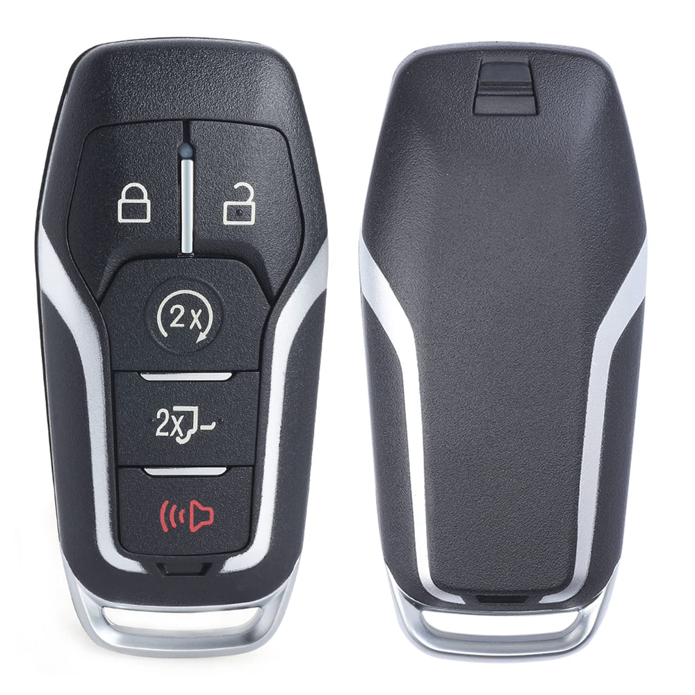 Keymall shell next to car key to show scale and clear fitment benefit