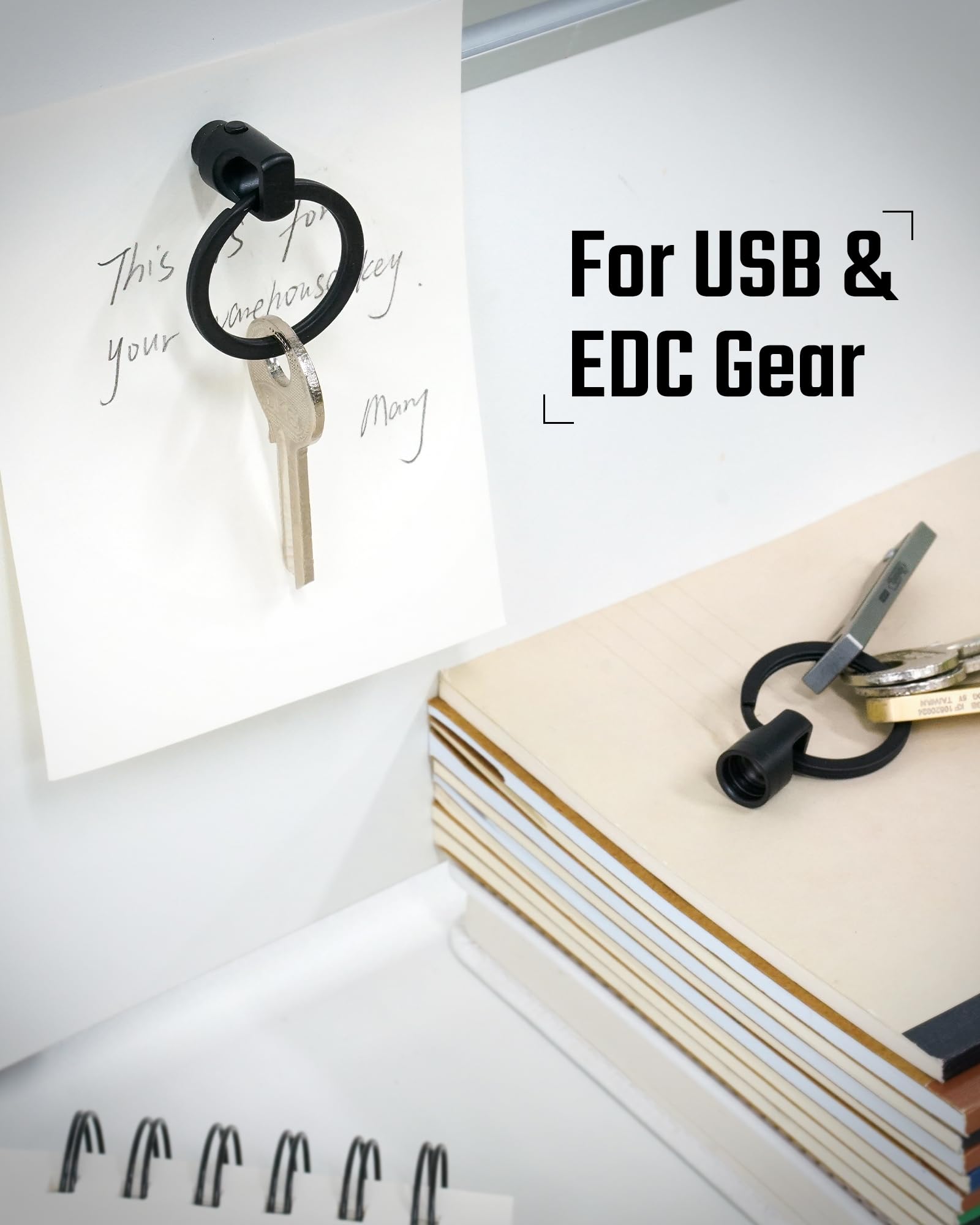 KeyUnity KA45 attached to keys and bag for quick access during daily use and transitions