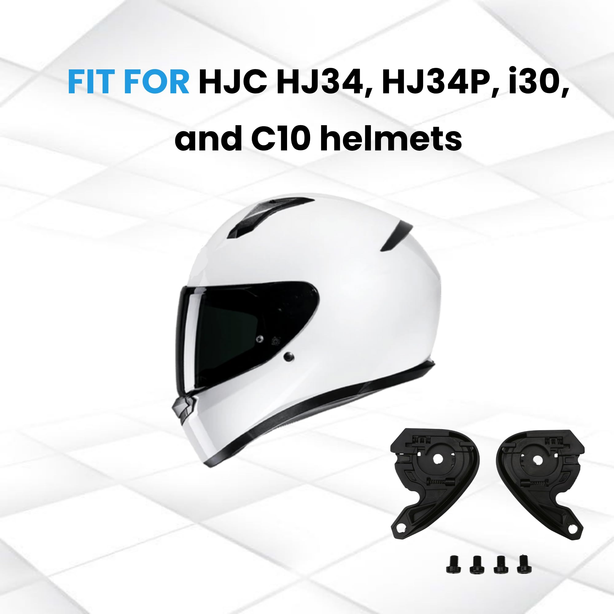 KH866 screws and components laid out for easy installation and repair