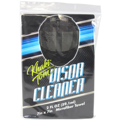 Khaki Tom microfiber towel detail protecting visors and preventing scratches