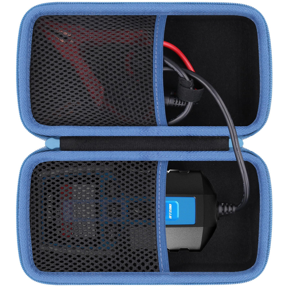 khanka hard case front view showing secure zipper and durable shell protecting tester