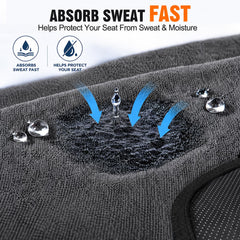 KIGEMOS grip-dot backing detail reducing slipping for stable seating