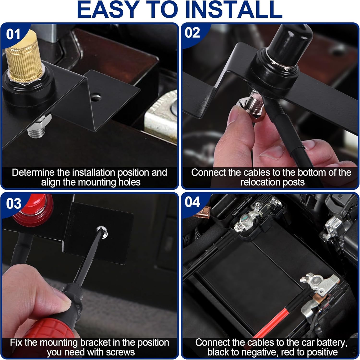 Kikerike installed in ATV engine bay improving reachability for jump-starts