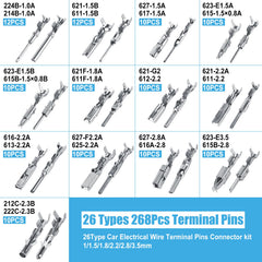 Kikerike close-up of metal terminal pins highlighting corrosion-resistant finish and contact reliability