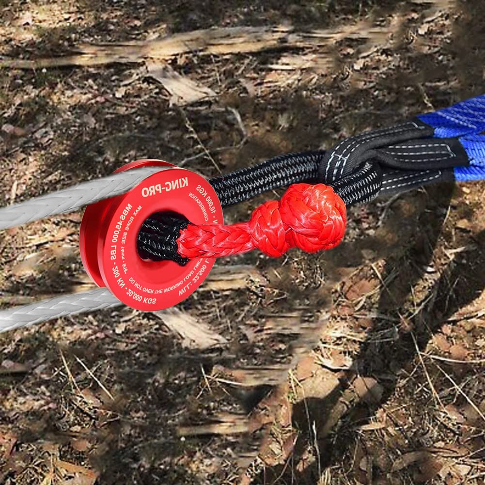KING-PRO snatch ring in off-road recovery scene showing practical use
