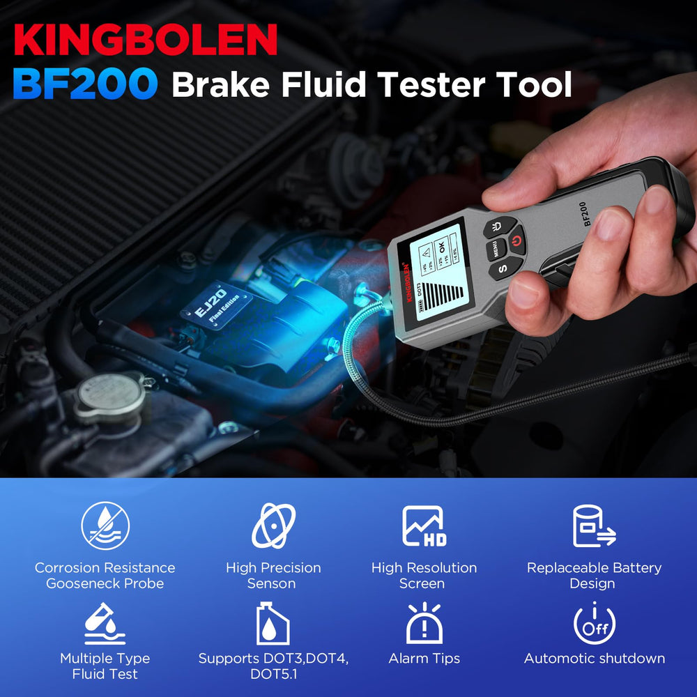 KINGBOLEN BF200 flexible gooseneck probe close-up for precise access