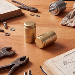Kingdder float next to ruler showing 1.2 inch diameter for quick size verification and fit
