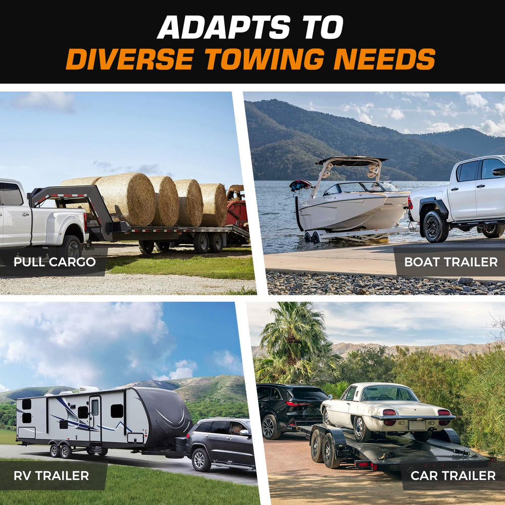 Kingfun lifestyle image towing a trailer showing practical use and confident handling benefit