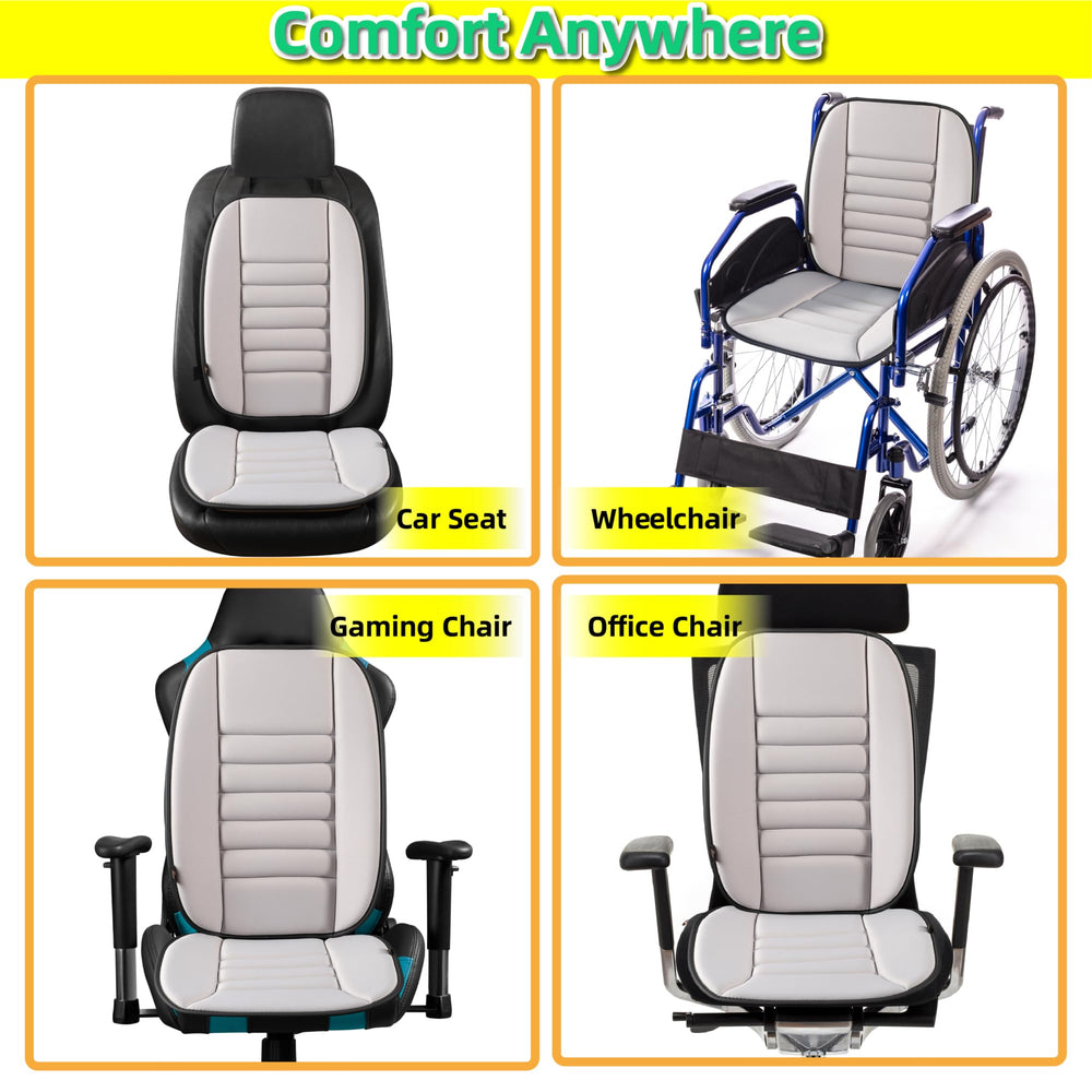 kingphenix cushion on an office chair boosting posture and focus