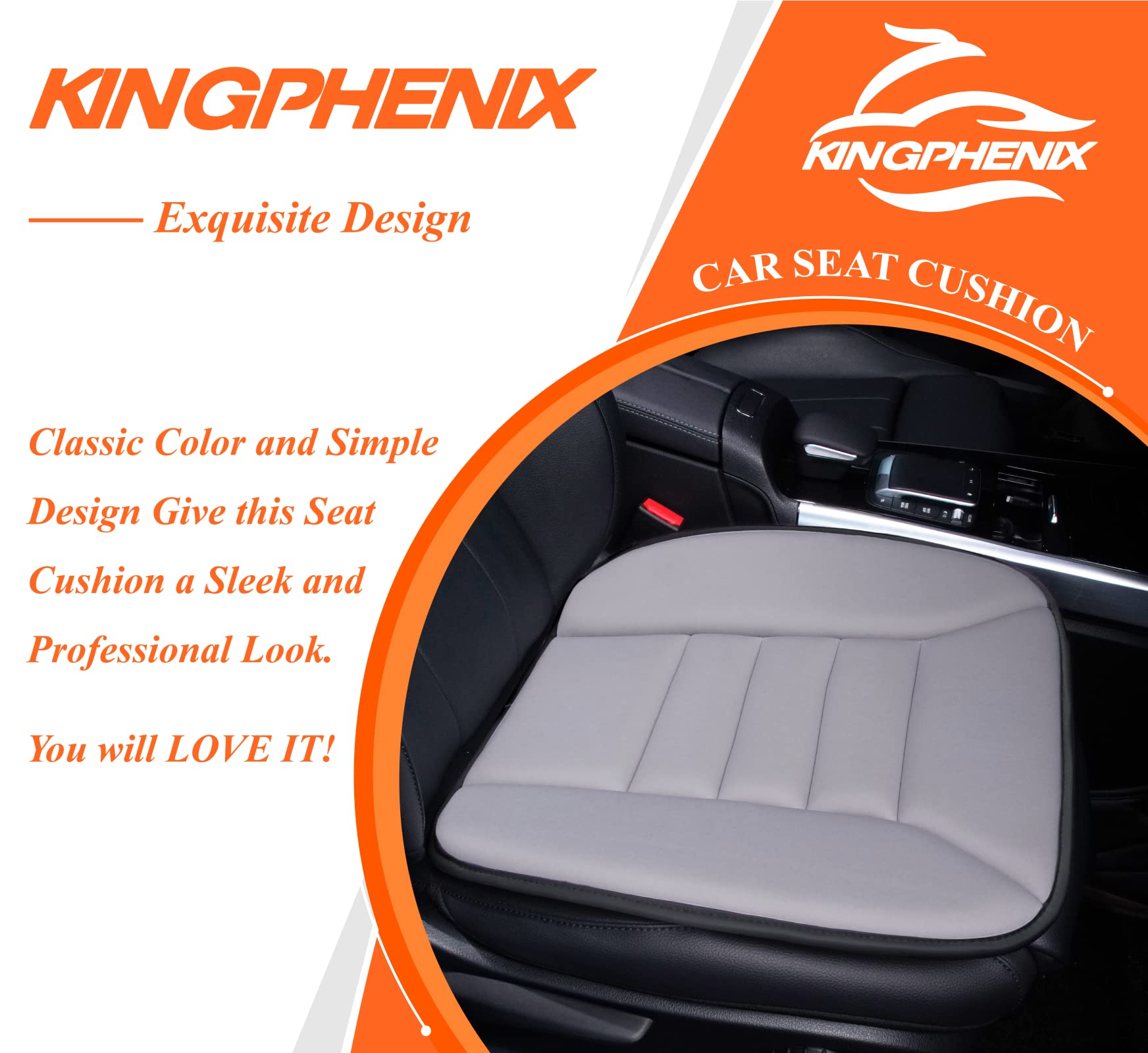 kingphenix commuter using cushion for long-drive seating benefit
